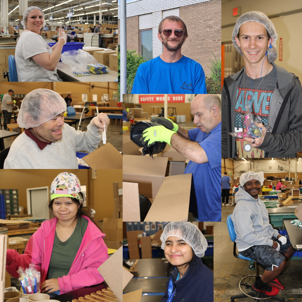Picture collage of JM Murray workers
